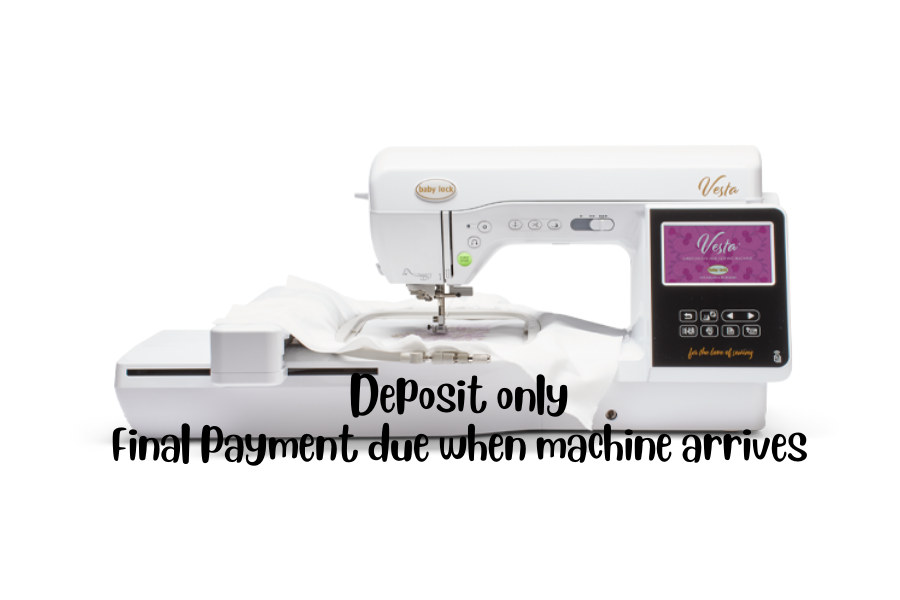 Baby Lock Vesta Embroidery and Sewing Machine –Leabu Sewing Center